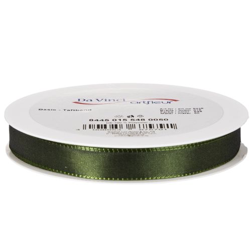 Geschenkband Taftband moosgrün