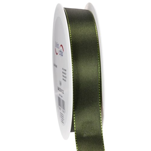 Schmuckband Taft glänzend Grün 25mm x 50m online kaufen | Floristik24.ch