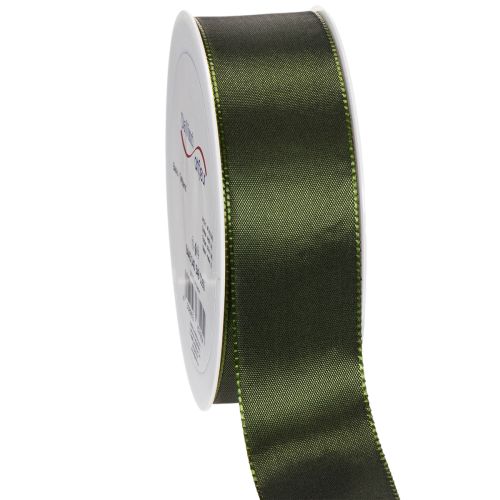 Satinband Taft 40 mm x 5 m Moosgrün Geschenkdeko online kaufen | Floristik24.ch