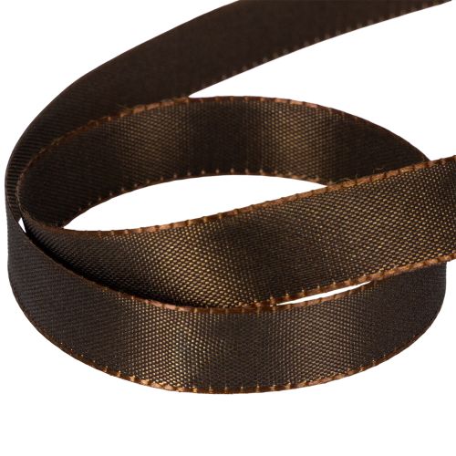 Taftband Braun 15 mm x 10 m