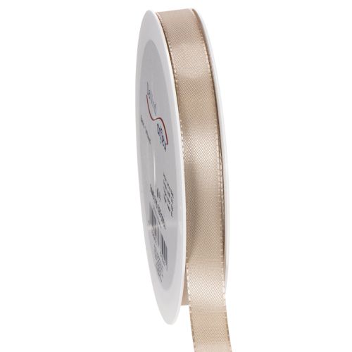 Dekoband Satinband Beige 15mm 50m für Geschenk- und Tischdekoration online kaufen | Floristik24.ch