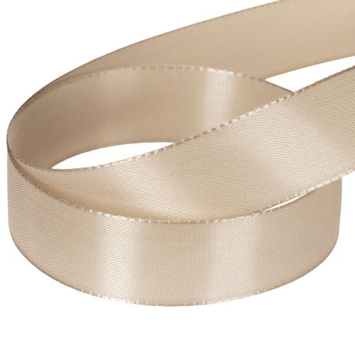 Dekoband Satin Beige 25mm x