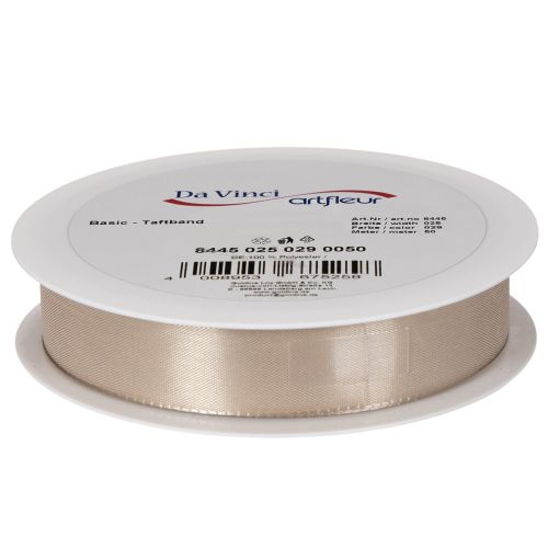 Dekoband Satin Beige 25mm x