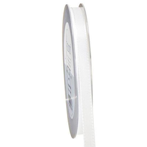 Dekorationsband Weiß 8mm 50m