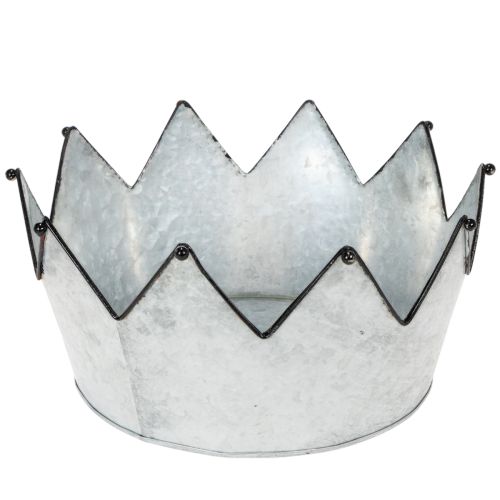 Dekoschale Set Metall Krone aus Zink Ø26,5/22,5/19cm für Dekoration Innen | Floristik24.ch