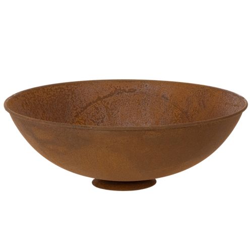 Artikel Dekoschale aus Metall Rost Ø34cm H12cm – Pflanzenschale für Balkon & Terrasse