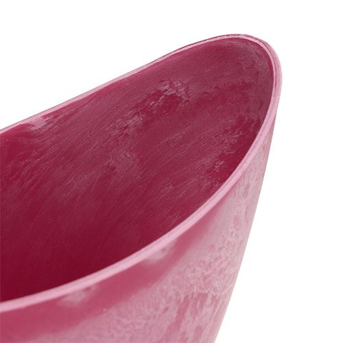 Artikel Dekoschale Plastik Pink 20cm x 9cm H11,5cm 1 St