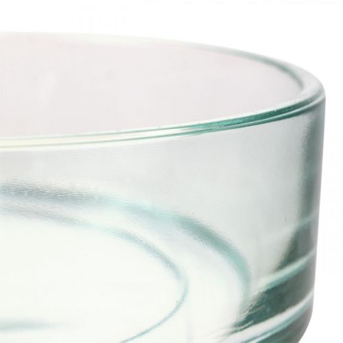 Artikel Dekoschale Glas Glasschale Rund Flach Klar Ø15cm H5cm