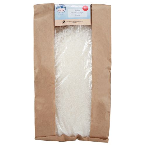 Floristik24 Dekoschnee Feiner Schnee Weiß Mais 100% Biobasiert 4l