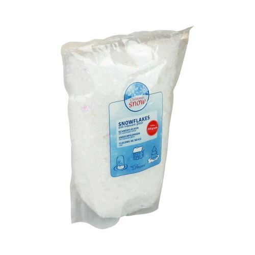 Artikel Dekoschnee Künstliche Schneeflocken Schnee Weiß Glitter 200g