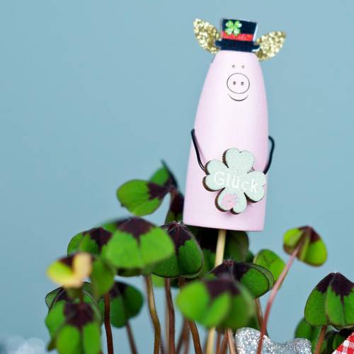 Artikel Dekostecker Glücksschwein 6,5cm 8 St