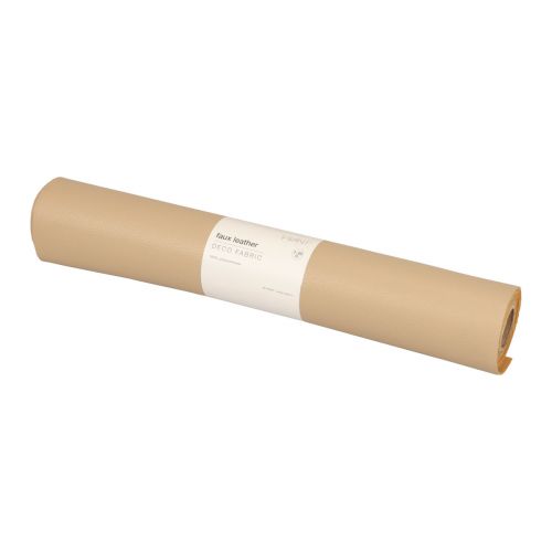 Artikel Kunstleder Beige Dekostoff Leder Tischband 33cm×1,35m
