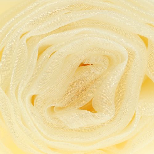 Floristik24 Dekostoff Organza Crème 150cm x 300cm