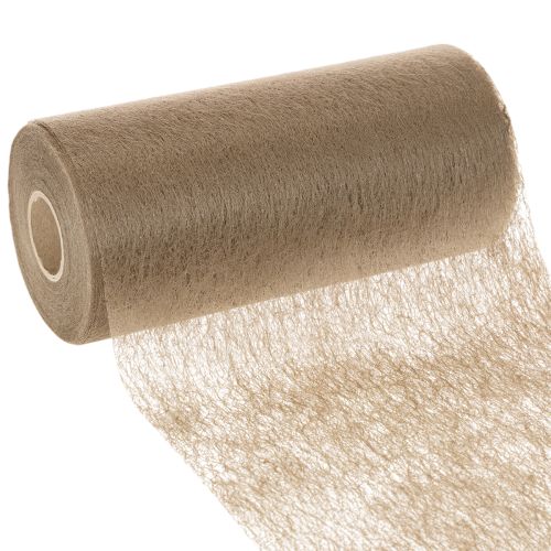 Vlies Tischdeko Rolle Braun 24 cm x 25 m für festliche Anlässe