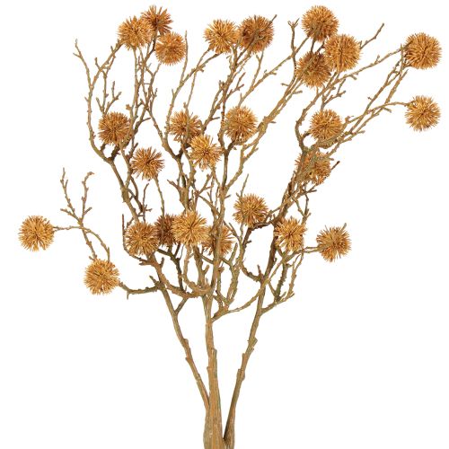 Dekozweig Amberbaum Baumfrüchte Deko Ockerbraun 48cm