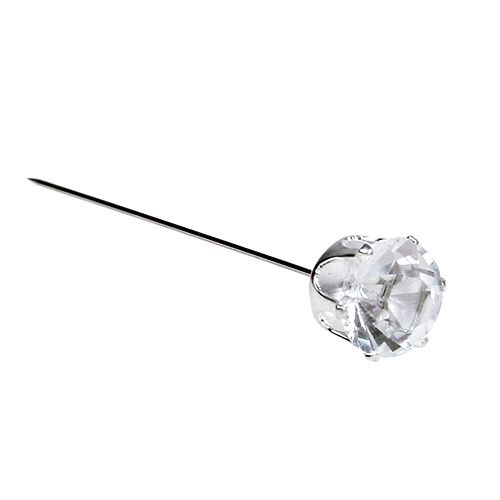 Floristik24 Diamantnadel Silber Ø10mm L6cm 36St