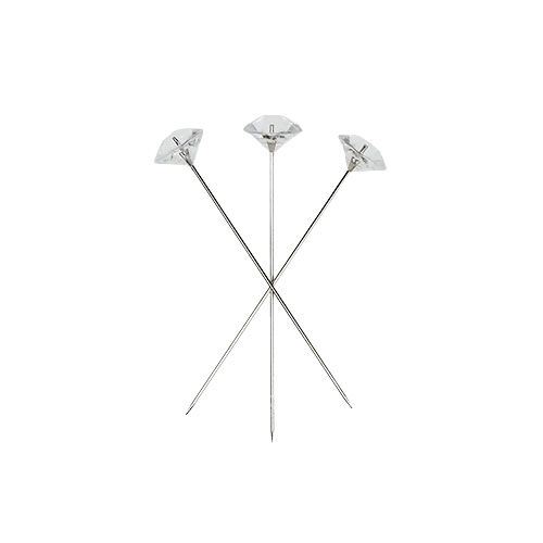 Artikel Diamantnadeln Ø6mm trans klar 85 St