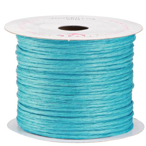 Floristik24 Draht umwickelt 50m Türkis