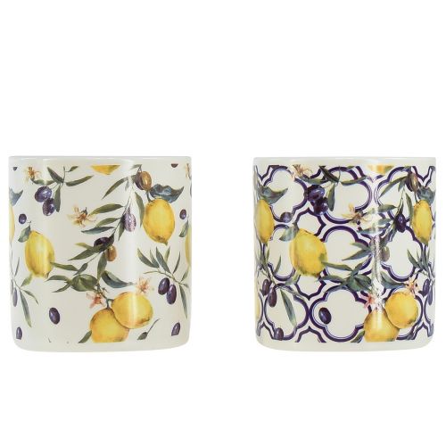 Floristik24 Duftkerzen Citronella Kerze in Keramik Ø6,5cm H6,5cm 2St