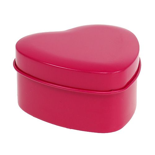 Floristik24 Duftkerze Herzform Pink 7cm x 3,5cm 1St