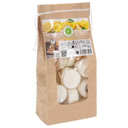 Artikel Teelichter Duftkerzen Citronella Romantische Abende für Zuhause oder Garten 25mm 7h 18St