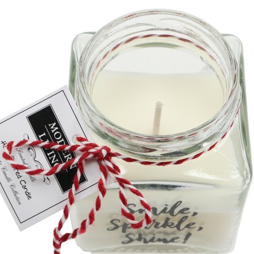 Floristik24 Duftwachs im Glas Smile, Sparkle, Shine!