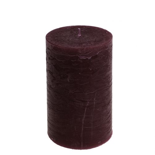 Artikel Durchgefärbte Kerzen Burgund 85x150mm 2St