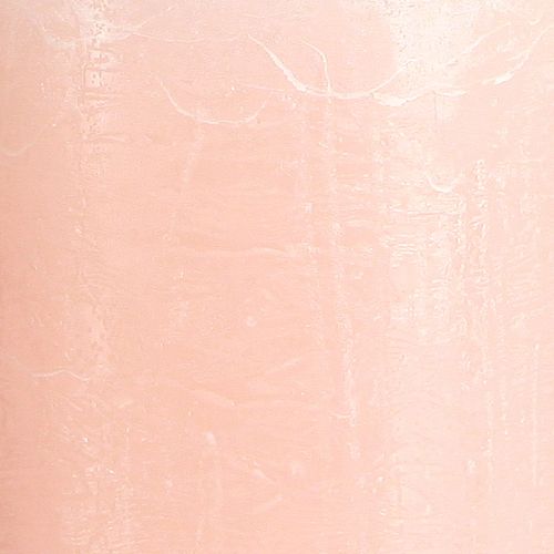 Artikel Stumpenkerzen Rosa 70x120mm - 4er Set Hellrosa Deko-Kerzen für Romantik & Gemütlichkeit, Hochzeitsdeko