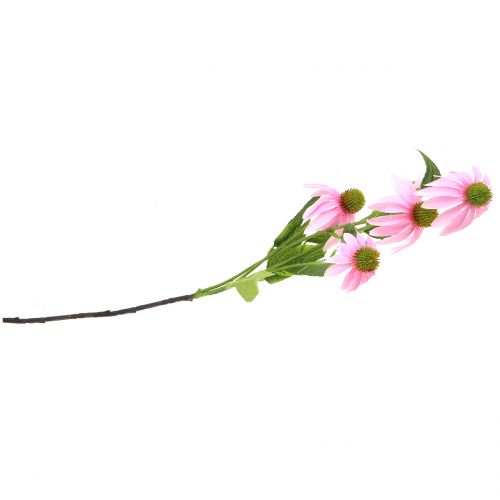 Floristik24 Echinacea Blüte künstlich Hellrosa 90cm