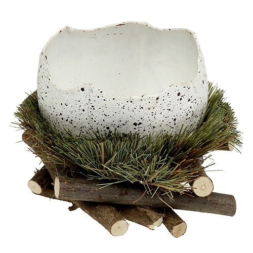 Ei im Nest Ø11cm H12cm 4St