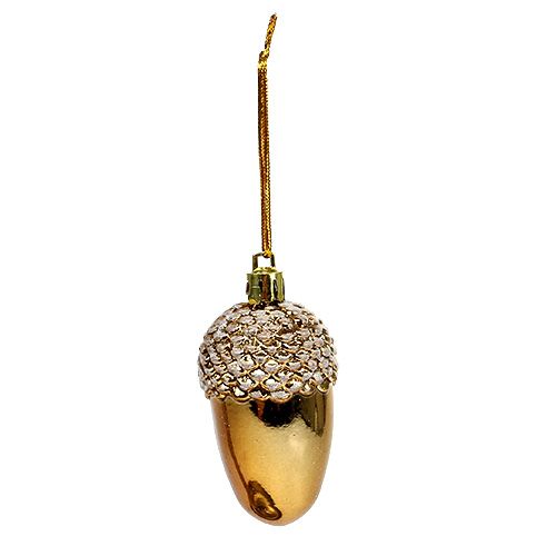 Eichel zum Hängen Braun 7,5cm 3St-027354 einkaufen in der Schweiz