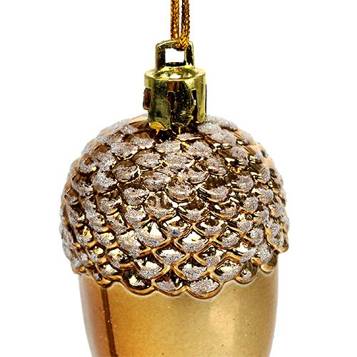 Floristik24 Eichel zum Hängen Braun 7,5cm 3St