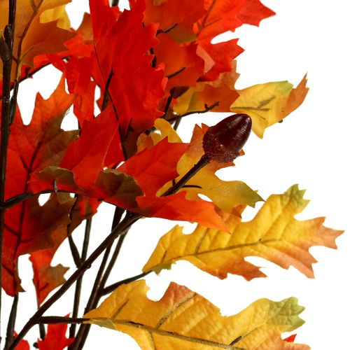 Floristik24 Eichenlaubbusch orange 56cm