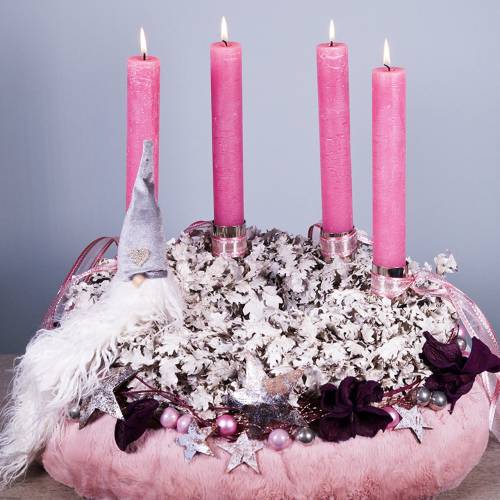 Floristik24 Kranz Eichenlaub Weiß gewaschen Ø38cm