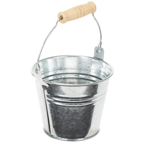 Eimer aus Zink Ø10cm H8cm mit