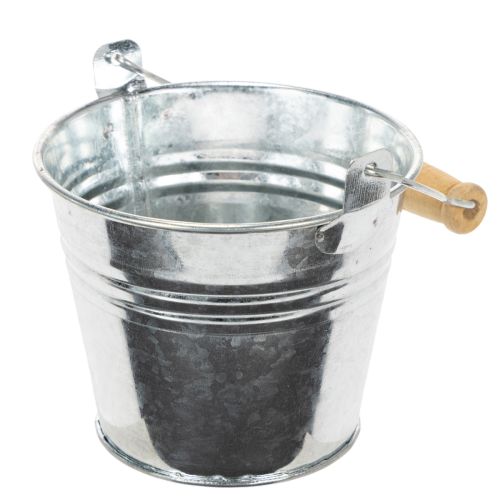 Eimer aus Zink Ø10cm H8cm mit