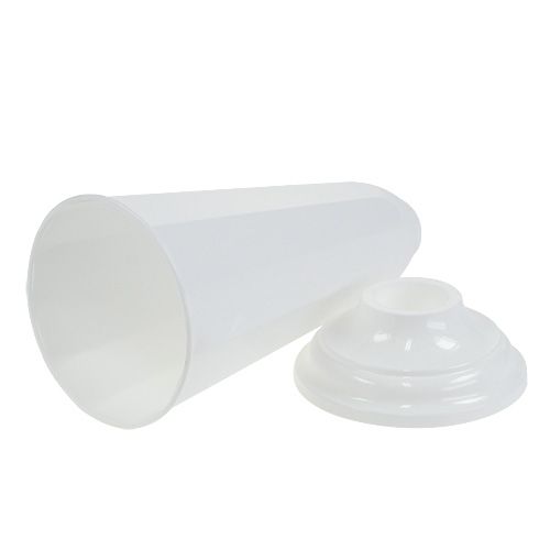 Artikel Einstellvase Szwed Weiß Ø19cm