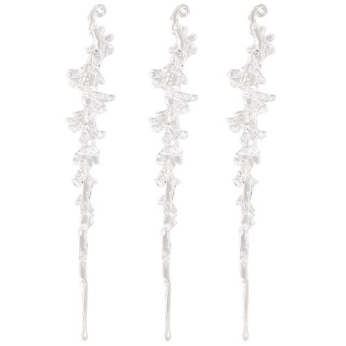 Artikel Winterdeko Eiszapfen Deko Hänger Klar 25cm 3St