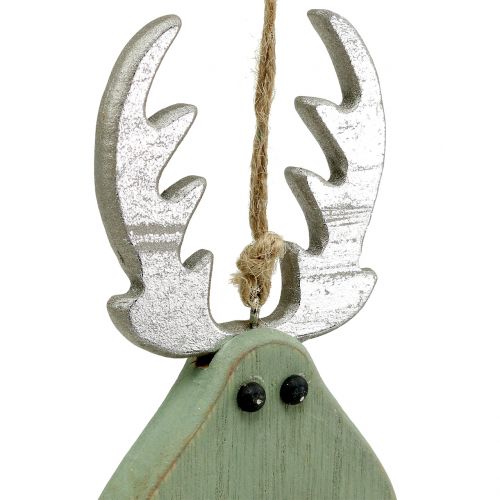 Artikel Elchkopf Mint zum Hängen 14,5cm x 7,2cm 4 St