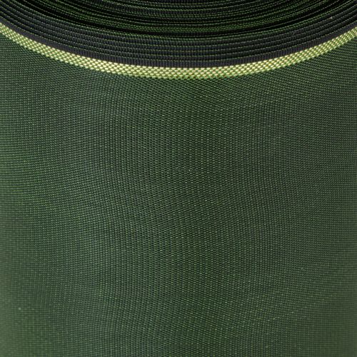 Kranzband Moiré Grün mit Goldrand 100mm x 25m für Trauerfloristik & Dekoration | Floristik24.ch
