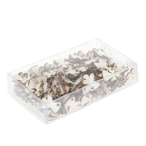 Floristik24 Streudeko Engel mit Glitter 2cm 144St