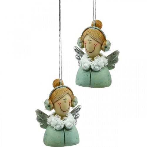 Floristik24 Engel Anhänger Weihnachtsengel Baumschmuck H5,5cm 8 St