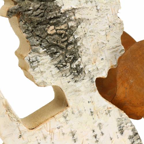 Floristik24 Engel Holz Edelrost 25cm x 21cm x 3cm