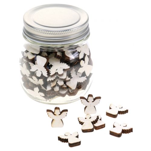 Floristik24 Engel zum Streuen im Glas Natur 2cm 100St