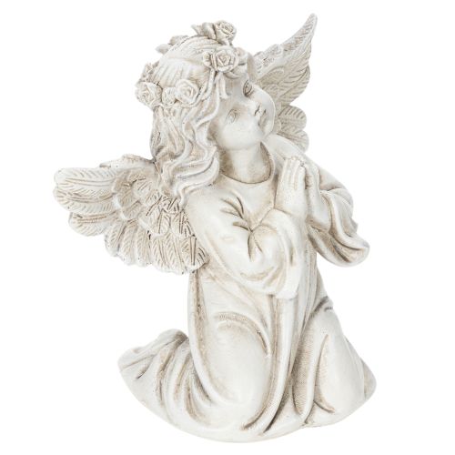Betende Engelfiguren sitzend 13cm Polyresin Grau 2 Stück online kaufen | Floristik24.ch