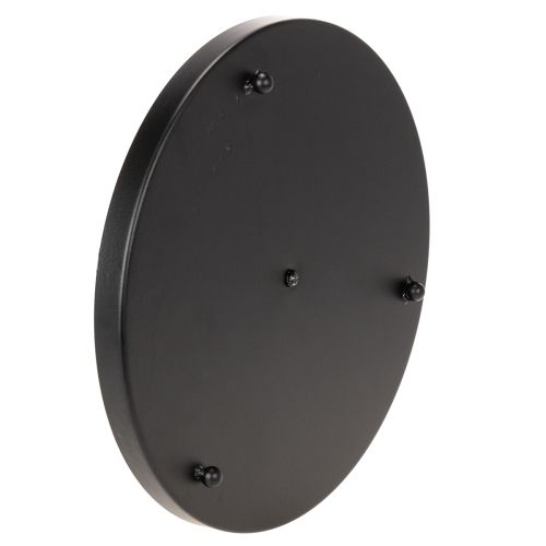 Etagere dreistöckig Metall Rund 61 cm Schwarz für Tischdekoration | Floristik24.ch