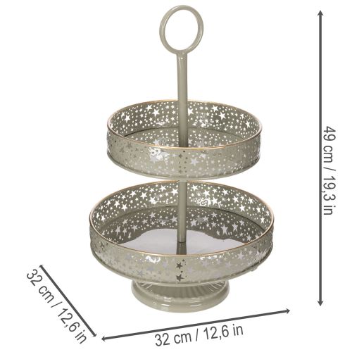 Etagere aus Metall mit