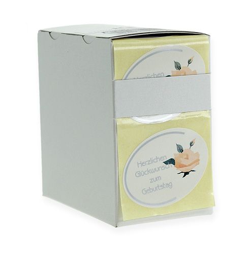 Artikel Etiketten „Herzlichen Glückwunsch zum Geburtstag“ 250 St