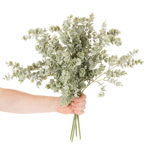 Künstlicher Eukalyptuszweig 49cm Grün 4er Set | Floristik24.ch