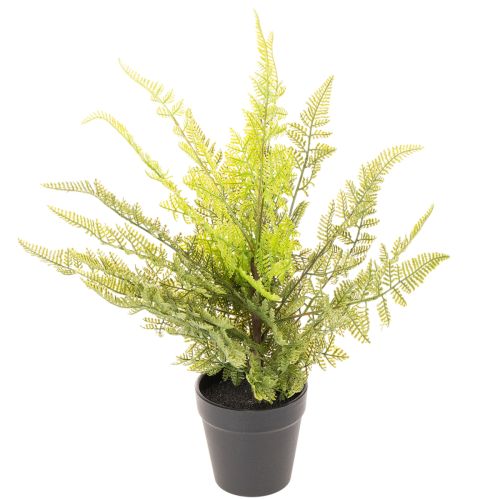 Künstliche Pflanze Farn im Topf 40 cm Grün für Innen